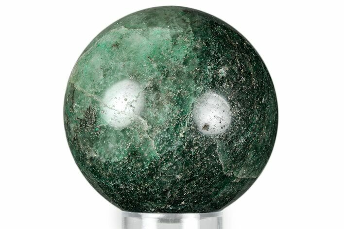Polished Fuchsite Sphere - Madagascar #349690
